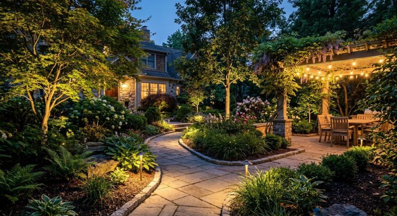Garden Lighting Installation in Provo, UT