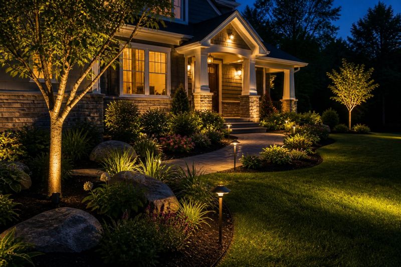 Courtyard Light Installation in Alpharetta, GA