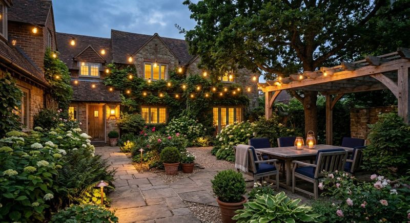Terrace Lighting Installation in Pasadena, CA